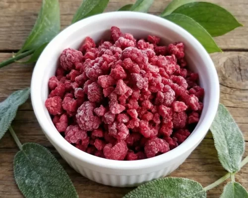 crumble de frambuesas ñuble